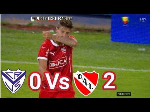 Gol de Emeliano Rigoni Velez 0 Vs Independiente 2