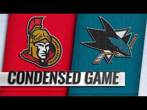 01/12/19 凝縮された試合。セネターズ@シャークス (01/12/19 Condensed Game: Senators @ Sharks)
