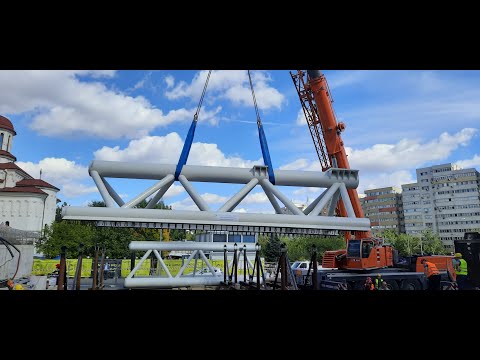 Pasaj Doamna Ghica (Bucuresti - Romania) Evolutie santier 5 Octombrie 2022