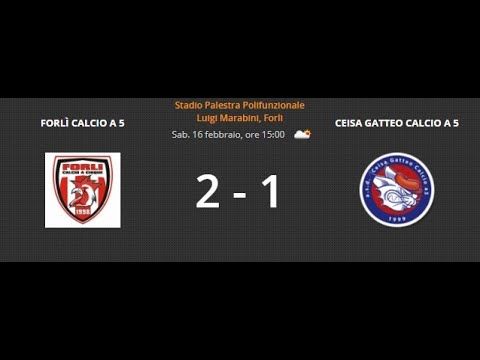 Forlì vs Gatteo Calcio a 5 Serie C2 Emilia Romagna Girone B 16/02/2019