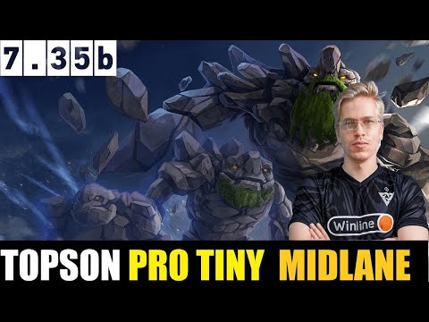 🔥TOPSON [TINY] MID 7.35B - DOTA 2 HIGHEST MMR MATCH #dota2  #dota2gameplay   #topson