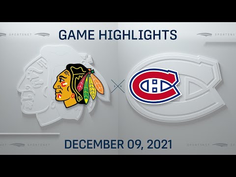 NHL Highlights | Blackhawks vs. Canadiens - Dec 9, 2021