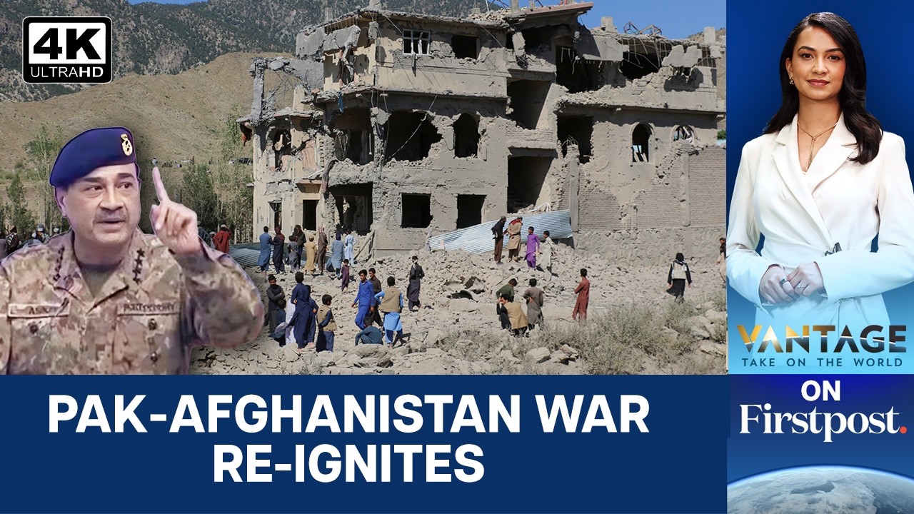 Pakistan Pounds Afghanistan in Fresh Airstrikes as Border Conflict Reignites | Vantage on Firstpost