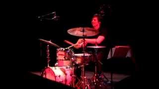 Ches Smith drum solo 1 - Mary Halvorson Trio, De Singel, Antwerpen, 2012-10-03