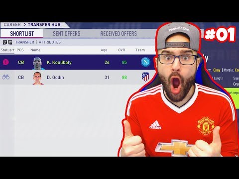 WOW! FIRST BIG SINGING FOR MANCHESTER UNITED! *$100,000,000* - FIFA 18 Career Mode #01