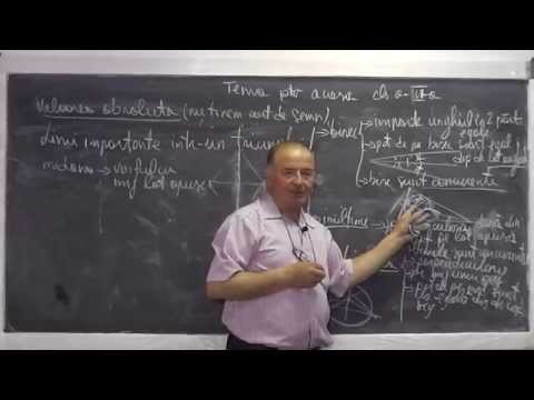 Lectia 494 - Linii importante intr-un triunghi Bisectoare Inaltime Mediatoare Mediana Tema Clasa 6