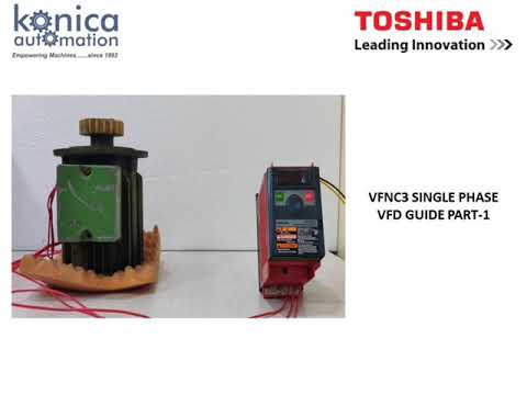 1 HP 3 Phase VFD Toshiba