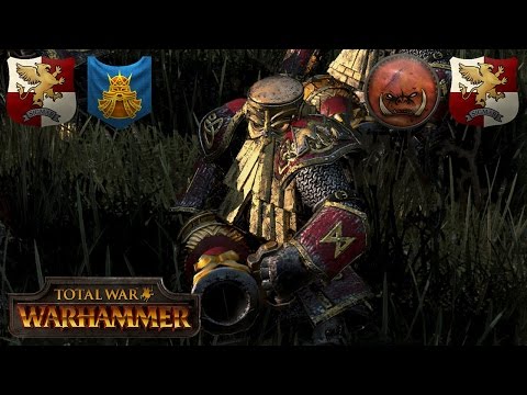 Trials of Tzeentch #1 - Empire and Dwarfs 2v2 - Total War Warhammer Multiplayer