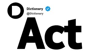 Act Antonyms | Opposite Words 
