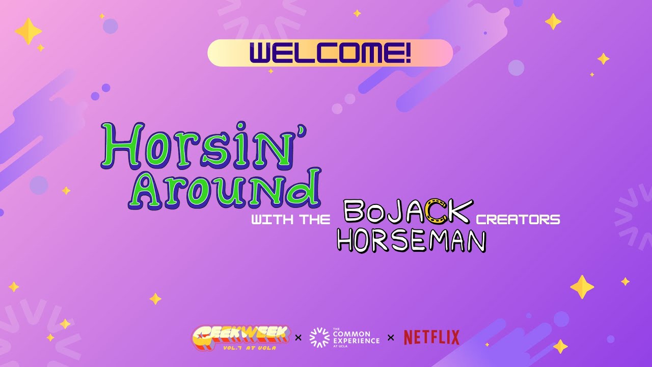 Horsin' around with the BoJack Creators @ UCLA a FYE & Geek Week Event