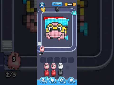Guide du Niveau 2844 de Pixel Flow
