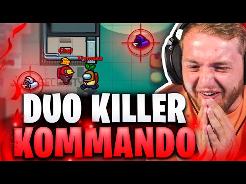 🤯😨INSANER DOUBLE KILL in AMONG US als IMPOSTER mit CHEF!  + TRYMACS TROVATO SCHLÄGT ZU