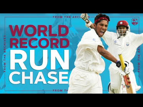 WORLD RECORD Run Chase Highlights! | Sarwan & Chanderpaul Star as Windies Chase 418 v Australia 2003