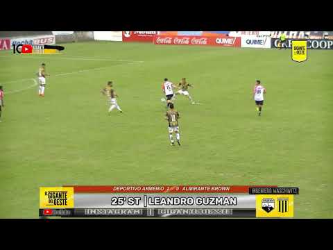 DEPORTIVO ARMENIO 2 - 0 ALMIRANTE BROWN | LOS GOLES | www.giganteoeste.blogspot.com