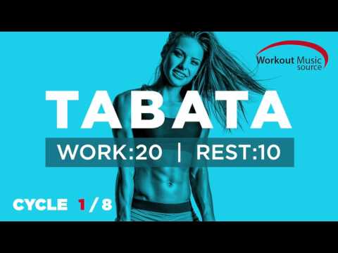 Workout Music Source // TABATA Cycle 1/8 With Vocal Cues (Work: 20 Secs | Rest: 10 Secs)