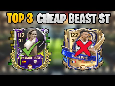 Top 3 Cheap Beast Strikers Around 100M in FC Mobile