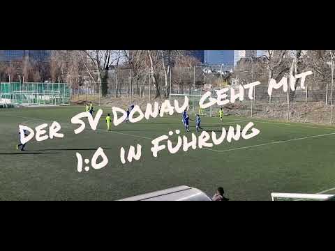 U13 Meisterschaftsspiel: SV Donau - 1.Simmeringer SC / Endstand 3:0 (1:0). 1.Spielhälfte