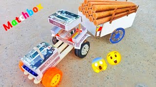 Diy amazing tractor making with matchbox