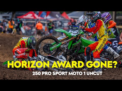 HUGE Crash for Drew Adams on Start | Uncut 250 Pro Sport