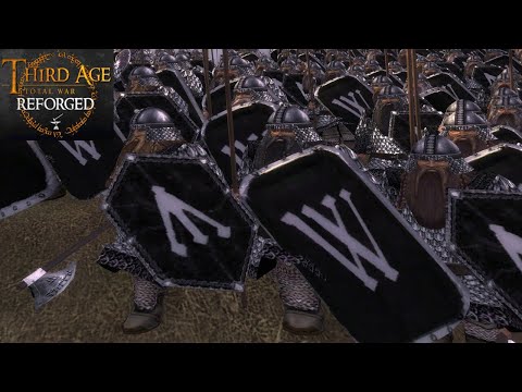 THE DARK DAYS, ELVES AND DWARVES FIGHT FOR ANGMAR (Siege Battle) - Third Age: Total War (Reforged)
