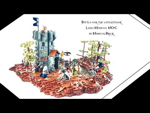 Battle for the watchtower|Lego Medieval MOC|MedievalBrick