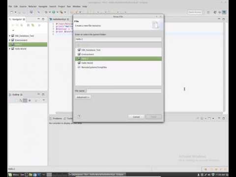 Video 2: Open IDE and Execute Hello World