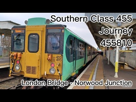 LOUD MOTORS | Southern Class 455810 | London Bridge - Norwood Junction