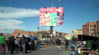 Ariving into La Paz