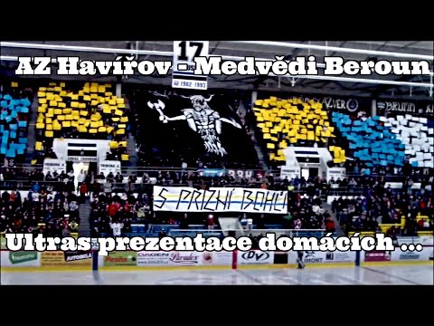 AZ Havířov - Medvědi Beroun (5. baráž): Ultras prezentace domácích ... 13. 4. 2013