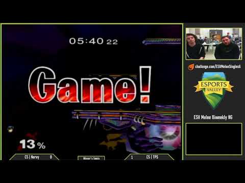 ESV Melee Biweekly #6 - C5 | TPS (Fox) vs. C5 | Nervy (Sheik, Marth) - Winner's Semis