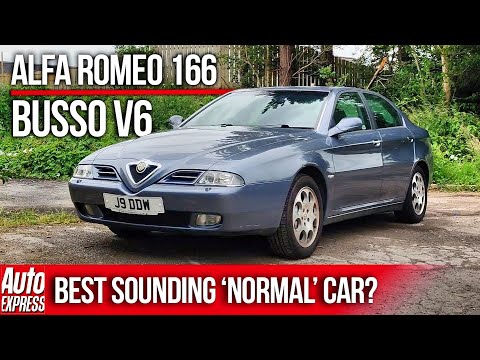 The Alfa Romeo 166 is a rare, quirky saloon that sounds great | Auto Express #Shorts