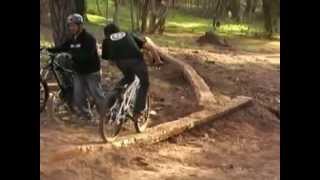 preview picture of video 'ANGLESEA BIKE PARK LOG RIDE'