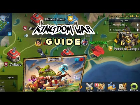 Full Guide-Kingdom war/Territory of war||Clash of legends/Clash of Zombies 2