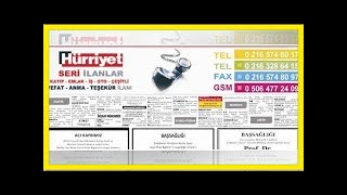 Hürriyet reklam servisi ilan servisi ile artık ilan vermek çok kolay