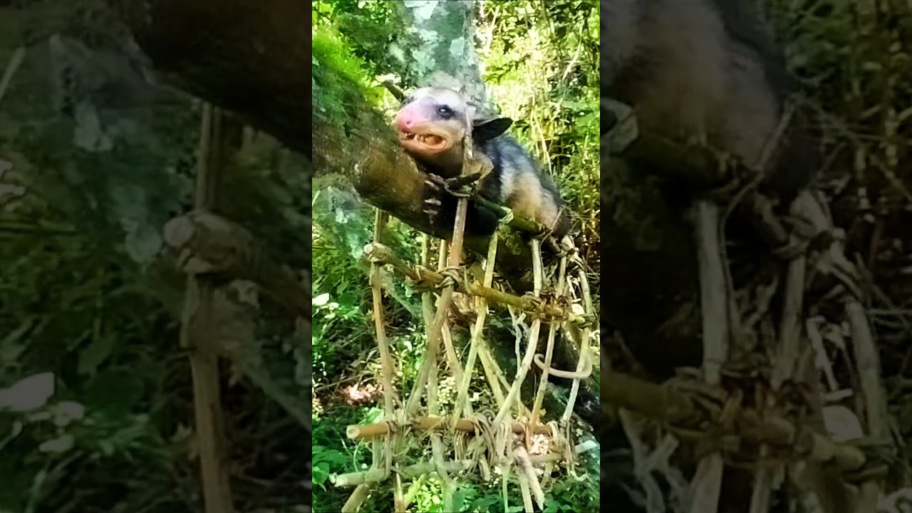 🔥 TRAMPA para Zarigüeya, Tlacuache, Chucha o Rabipelado 💀