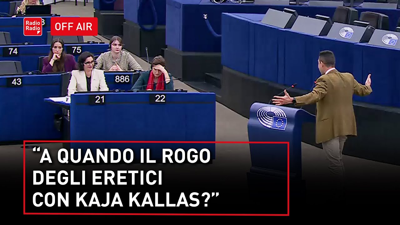 VANNACCI SHOW IN EUROPARLAMENTO ▷ "SIGNORA LAHBIB! DAL SUO ZAINETTO FACCIA USCIRE UN DEFIBRILLATORE!