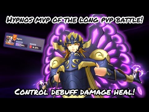 Saint Seiya: Awakening (KOTZ) - Hypnos MVP of the Long PvP Battle! Control Debuff Damage Heal!