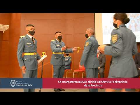 Se incorporaron nuevos oficiales al Servicio Penitenciario de la Provincia