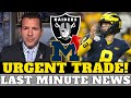 ⚫ASTONISHING SHOCKER! RAIDERS GO WILD! LAS VEGAS RAIDERS NEWS TRADE RUMORS