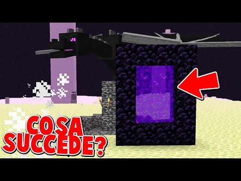Cosa succede se ACCENDO un PORTALE del NETHER nell'END? - Minecraft ITA