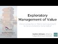 Gunther Verheyen Shares What Exploratory Management Of Value Entangles At Scrum Day Bangalore