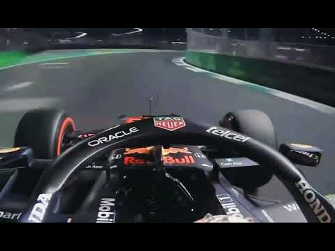 F1 Max Verstappen 2021 Jeddah Q3 Lap Attempt (before crashing)