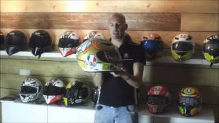 preview picture of video 'AGV Valentino Rossi helm replica K 3 Donkey and Chicken'