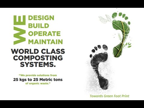 Mild Steel Bio Mechanical Composting Machines, 500 kg/day