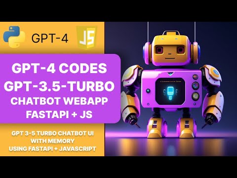 GPT-4 codes ChatGPT chatbot with memory webapp with FastAPI and JavaScript