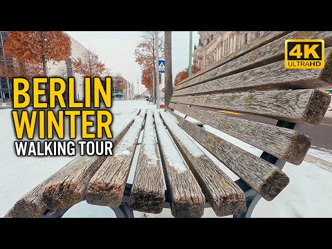 BERLIN in WHITE - SNOW Everywhere | WINTER Walking Virtual Tour
