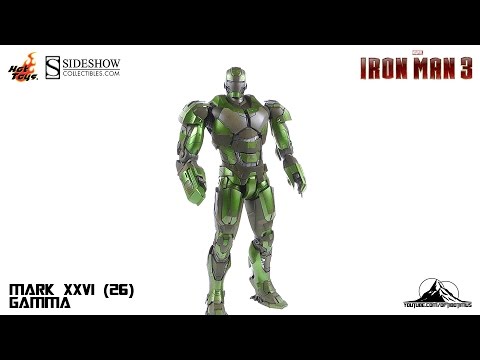 Hot Toys Iron Man 3 Mark XXVI (26) "Gamma" Video Review