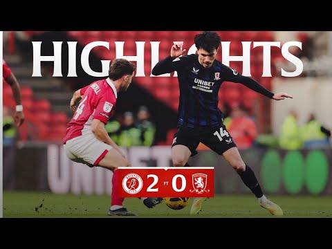Highlights | Bristol City 2 Boro 0 | Matchday 22