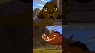 Pumbaa and Timon Stuck in Wildebeest Stampede 2 Screen #memes #animals #animation