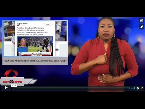 Fox News apologizes for misleading NFL/Eagles tweet (ASL - 6.5.18)